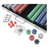 Image de vidaXL Jeu de poker avec 1000 jetons Aluminium