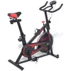 Image de Vélo d'appartement VidaXL - capteur de pulsation - Noir