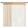 Image de vidaXL Rideau en fils 2 pcs 140 x 250 cm Beige