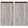 Image de vidaXL Draadgordijnen 140x250 cm bruin 2 st132411