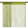 Image de vidaXL Rideau en fils 2 pcs 140 x 250 cm Vert 132413