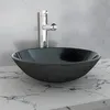 Image de Lavabo Verre trempé 42 cm Noir