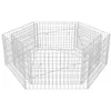 Image de vidaXL Jardinière à Gabion Hexagonale Gabion avec Jardinière 160 x 139 x 50 cm