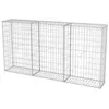 Image de vidaXL Panier de Gabion Clôture Murale de Jardin Acier 200 x 30 x 100 cm