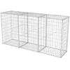 Image de vidaXL Panier de Gabion Clôture Murale de Jardin Acier 200 x 50 x 100 cm