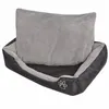 Image de Lit pour chiens - vidaXL - Taille XL - Noir - Rembourré - Antidérapant - Intérieur