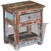 Image de vidaXL Bijzettafel met lade 43x33x51 cm massief gerecycled hout243456
