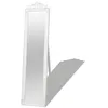 Image de Miroir sur pied - vidaXL - Baroque - 160x40 cm - Blanc - Vintage