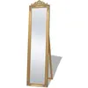 Image de Miroir sur pied Style Baroque 160 x 40 cm Doré