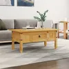 Image de vidaXL Table basse Pin mexicain Gamme Corona 100 x 60 x 45 cm