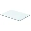 Image de Vidaxl Panneau Verre Transparent, 50X30 Cm