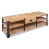 Image de Meuble tv 140 x 40 x 45 cm bois d'acacia massif