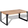Image de vidaXL Table basse Bois d'acacia massif 100 x 60 x 45 cm