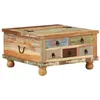 Image de vidaXL Table basse Bois de récupération 70 x 70 x 38 cm