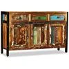 Image de vidaXL Buffet Bois de récupération massif 120 x 35 x 76 cm