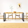 Image de vidaXL Table de salle à manger Bois de manguier brut 180 cm