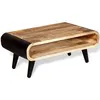 Image de vidaXL Table basse Bois de manguier brut 90 x 55 x 39 cm
