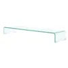 Image de Meuble tv / pour moniteur 100 x 30 x 13 cm verre transparent