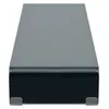 Image de Meuble tv/ support pour moniteur 120 x 30 x 13 cm verre noir
