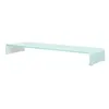Image de Meuble tv/ support pour moniteur 120 x 30 x 13 cm verre blanc