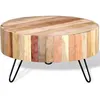 Image de vidaXL Table basse Bois de récupération massif