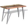 Image de Table a manger fixe sans tiroir 2 personnes rectangle en Bois L 120 cm