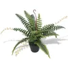 Image de vidaXL Kunst varen plant met pot 50 cm groen244437