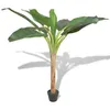 Image de vidaXL Bananier Artificiel avec Pot Décoration d'Intérieur 150 cm Vert