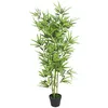 Image de Plante artificielle avec pot Bambou 120 cm Vert