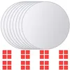 Image de vidaXL Carreau de miroir 8 pcs Rond Verre