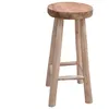 Image de Chaise de bar Bois de teck solide