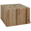 Image de vidaXL Table basse Teck authentique 50 x 50 x 35 cm