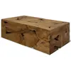 Image de Table basse 90x50x30 cm Teck véritable Marron