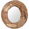 Image de Vidaxl Lustre Décoratif, Bois de Teck, 60 cm, Rond