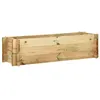 Image de vidaXL Jardinière surélevée de légumes Bois de pin imprégné 120 cm