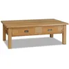 Image de vidaXL Table basse Teck massif 100 x 60 x 35 cm