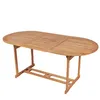 Image de Table de jardin 180x90x75 cm Bois de teck solide