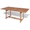 Image de Table a manger fixe sans tiroir vidaxl 6 personnes en bois 180 x 90 cm