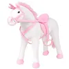 Image de vidaXL Jouet en peluche Licorne Blanc et rose XXL 91328