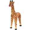 Image de vidaXL Jouet en peluche Girafe Marron et jaune XXL 91336