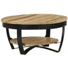 Image de vidaXL Table basse Bois massif de manguier 65 x 32 cm