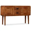 Image de vidaXL Buffet Bois massif avec finition en bois de Sesham 120x30x75 cm