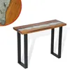 Image de vidaXL Wandtafel 100x35x75 cm teakhout245065