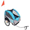 Image de Remorque de vélo gris et bleu 30 kg
