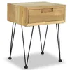 Image de vidaXL Table de chevet 40 x 30 x 50 cm Teck