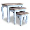 Image de vidaXL 3-delige Tafeltjesset massief mahoniehout244505