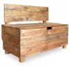 Image de Banc bois massif d acajou 86x40x60 cm