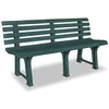 Image de Banc de jardin 145,5 cm Plastique Vert