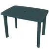 Image de Table de jardin Vert 101 x 68 x 72 cm Plastique