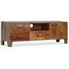 Image de vidaXL Meuble TV Bois Massif Vintage Support Télévision Socle TV Armoire TV